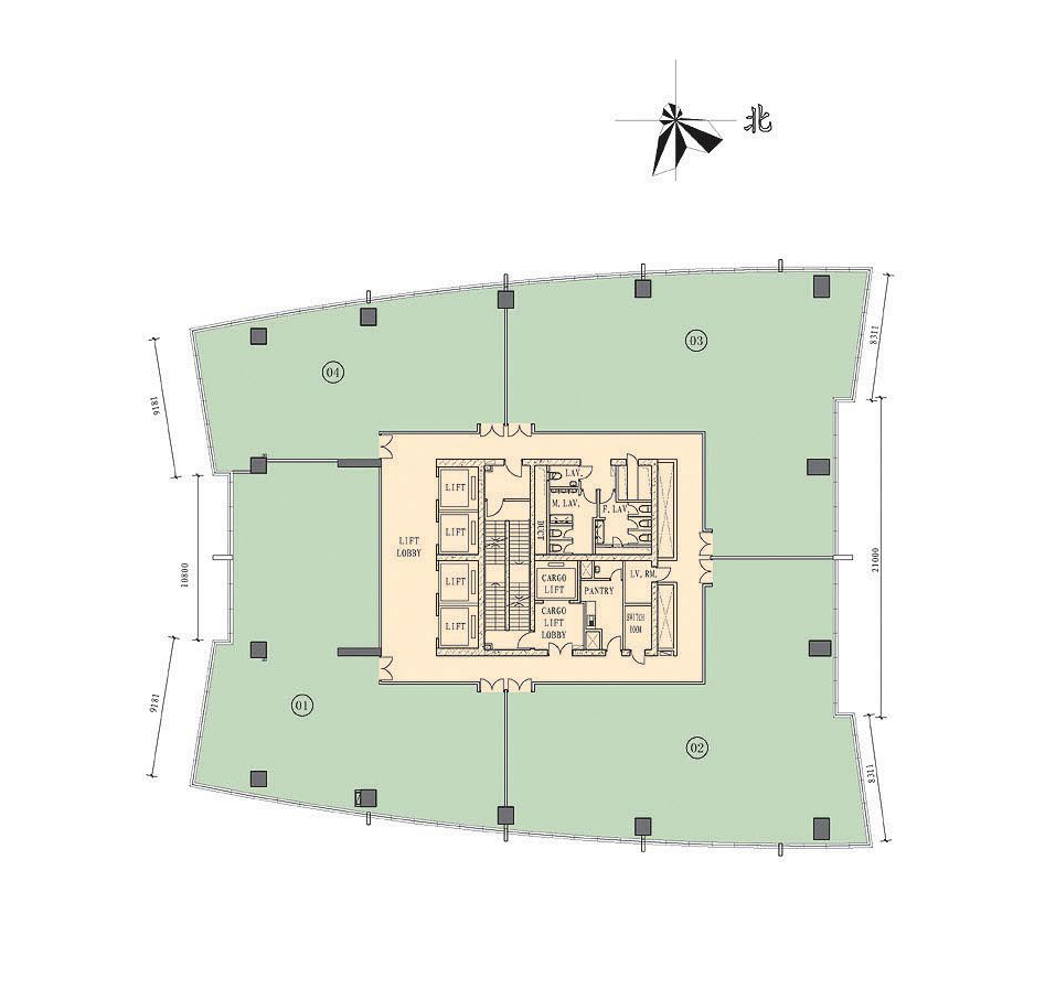 嘉里建設廣場 戶型圖片