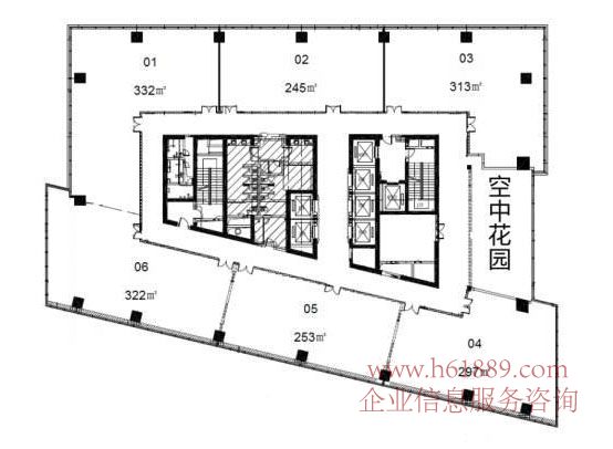 中國(guó)人壽大廈 戶型圖片
