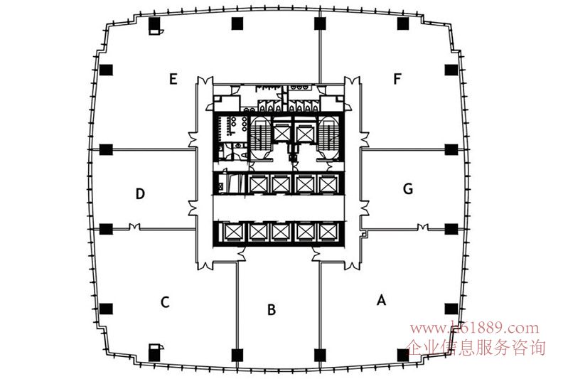 福田區(qū) 諾德金融中心租售中心 諾德金融中心簡(jiǎn)介 中區(qū) 戶型圖片