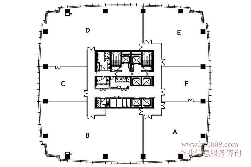 福田區(qū) 諾德金融中心租售中心 諾德金融中心簡(jiǎn)介 高區(qū) 戶型圖片