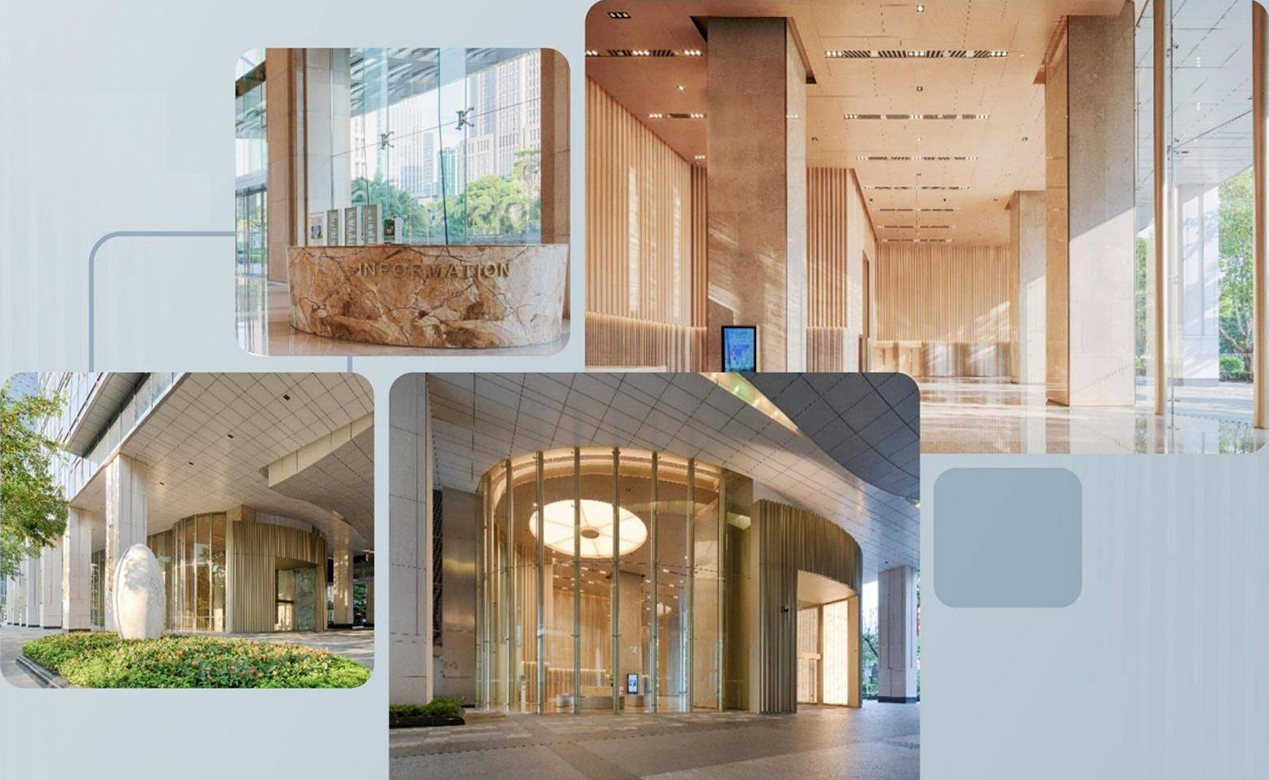 嘉里建設(shè)廣場 購物公園地鐵站 ?廣深港高鐵【福田-香港西九龍】的換乘站:福田站 大堂