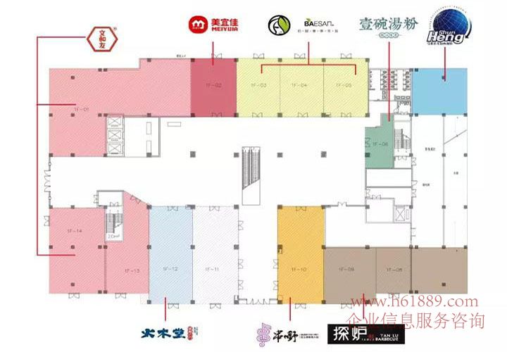 天欣大廈(西湖天欣大廈)租賃中心 天欣大廈(西湖天欣大廈)簡介 天欣大廈(西湖天欣大廈)一樓戶型圖片