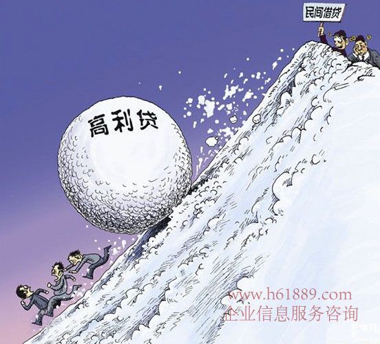 高利貸 (金融名詞)民間借貨