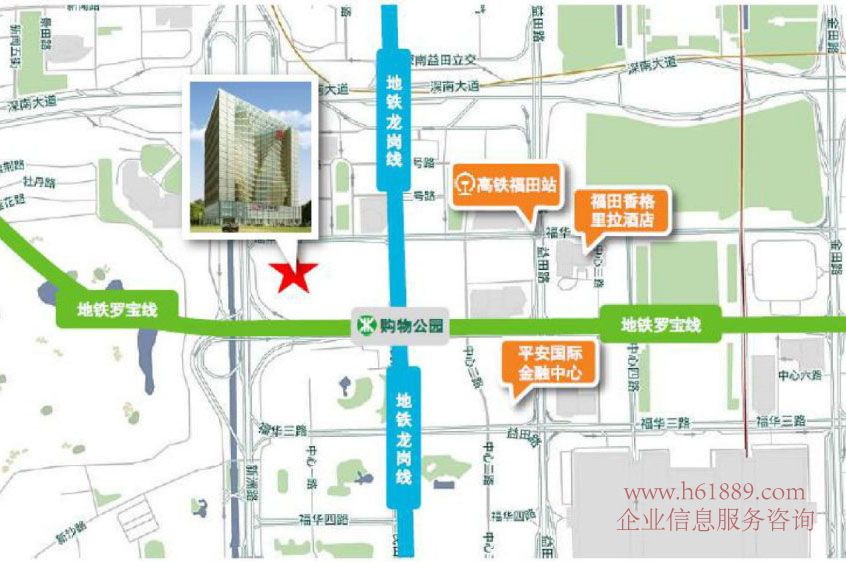 華安保險(xiǎn)總部大廈 購(gòu)物公園地鐵站 搶占核心商務(wù)區(qū) 低價(jià)出租 華安保險(xiǎn)總部大廈 交通位置 圖片