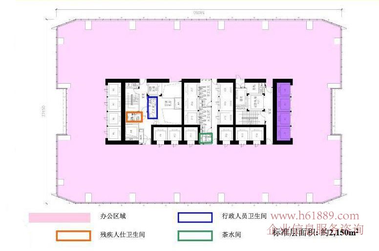 世紀(jì)匯廣場(chǎng)(交通銀行大廈)寫(xiě)字樓 戶(hù)型圖片