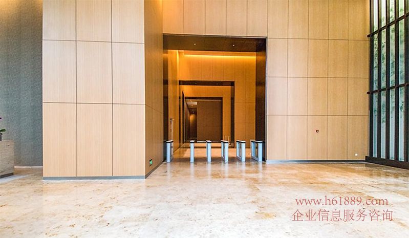 深業(yè)上城 寫字樓 裝修 交樓 電梯廳圖片