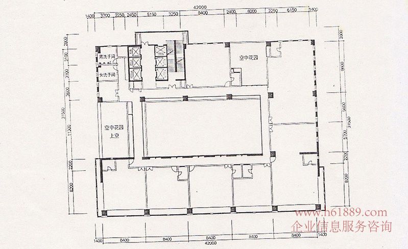 聯(lián)太大廈 寫字樓 戶型圖片