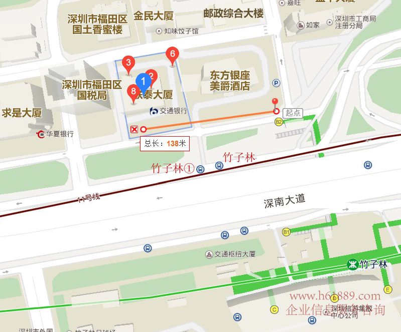 聯(lián)太大廈 寫字樓 交通位置圖片