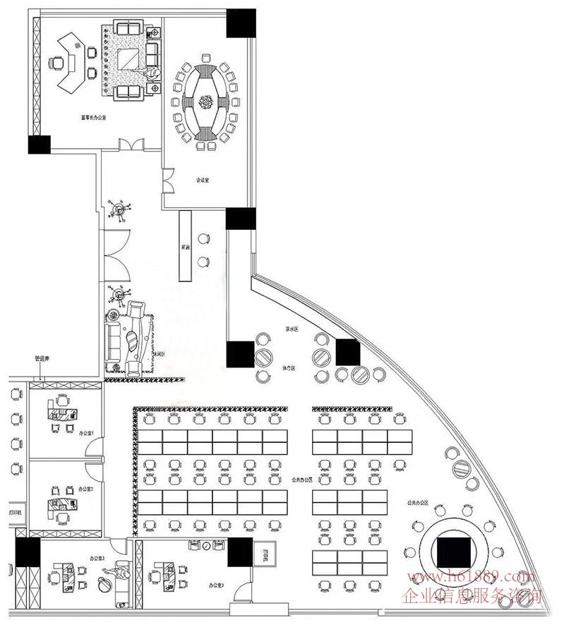 財富大廈【時代財富大廈】會展中心地鐵站 地鐵1號線【羅寶線】地鐵4號線【龍華線】精裝修 出租 戶型圖片