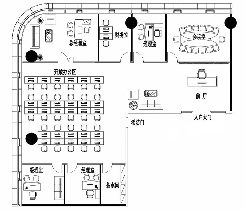 深圳金融核心區(qū) 中洲大廈 會(huì)展中心地鐵站A1口 崗廈北地鐵站【深圳之眼】 豪華裝修 全辦公家私 出租 戶型圖