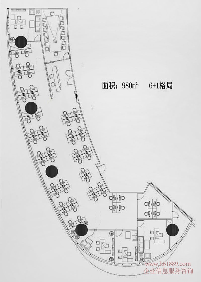 新世界文博中心 豪華裝修 地鐵2號線【蛇口線】9號線【梅林線】景田地鐵站C出口 甲級寫字樓 出租 戶型圖片