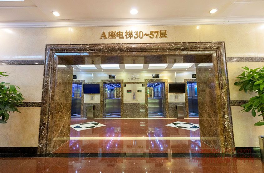 ??聯(lián)合廣場(chǎng) A座 一樓電梯廳圖片 崗廈地鐵站E口 濱河大道旁 福田口岸 皇崗口岸