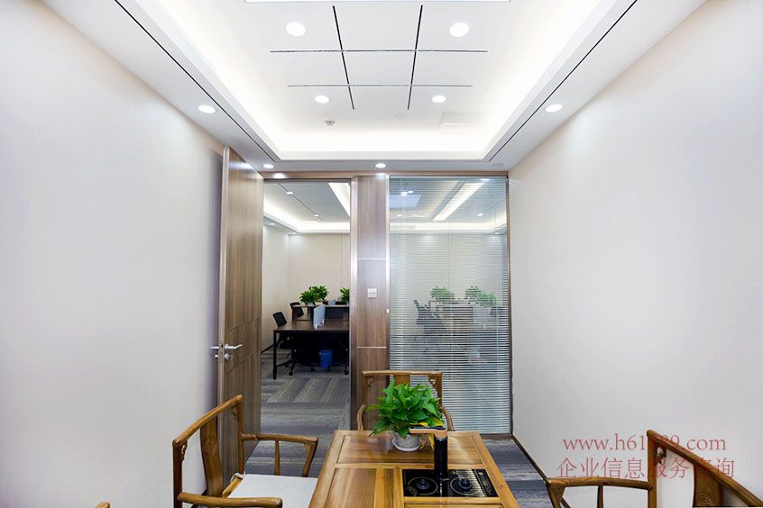 諾德金融中心 豪華裝修 全辦公家私 市民中心地鐵站 崗廈北地鐵站【深圳之眼】出租 裝修圖片